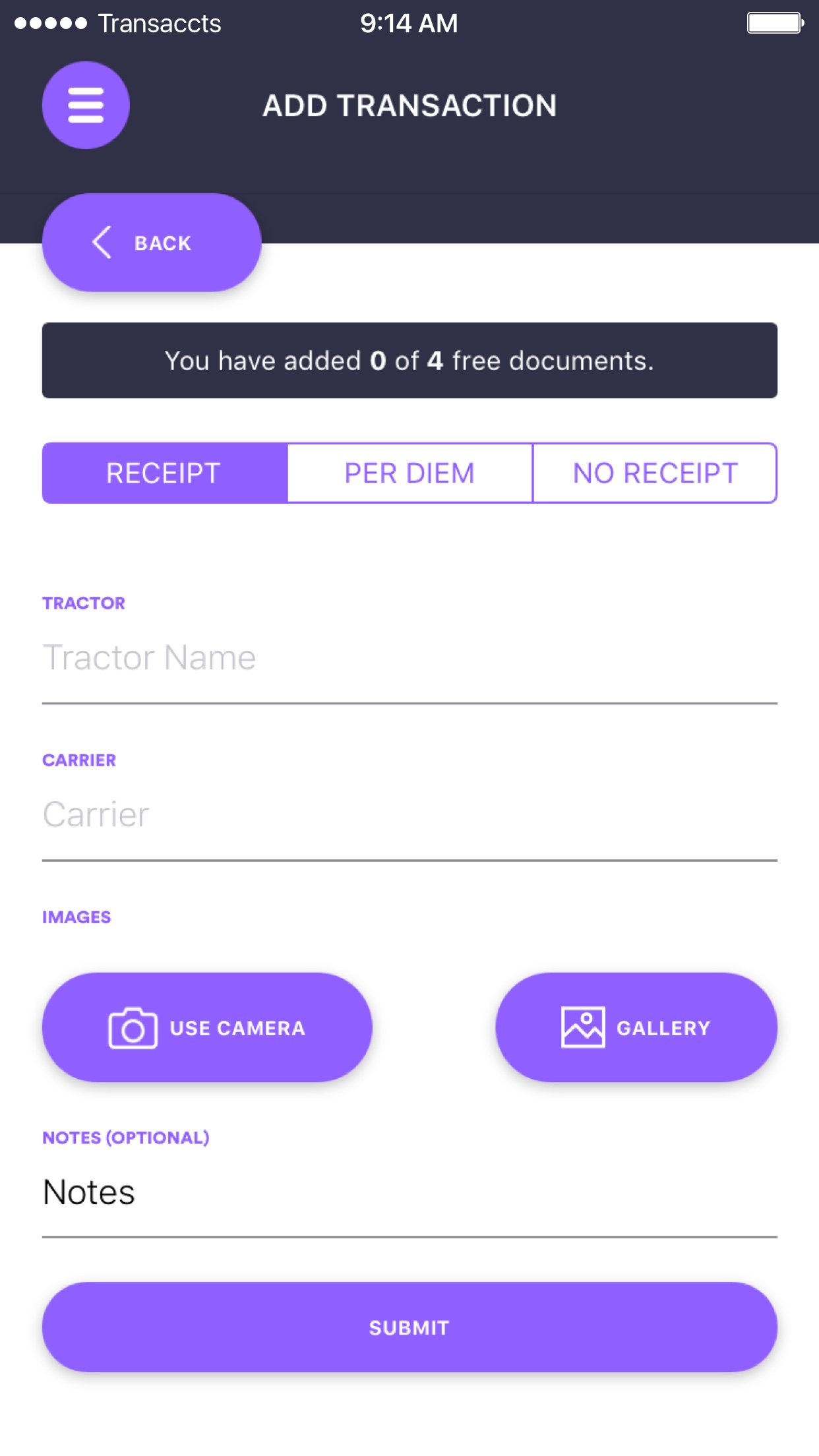Add Transaction